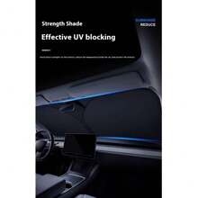 Foldable Windshield Sun Shade, Front Window Sunshade, Blocks UV Rays To Keep Your Car Cool, Universal Thick Sunscreen Board For Car Interior Shading And Cooling