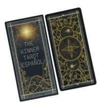 一套西班牙语 Kinder 塔罗牌，带占卜棋盘游戏，适合万圣节、圣诞节礼物，适合家庭聚会娱乐