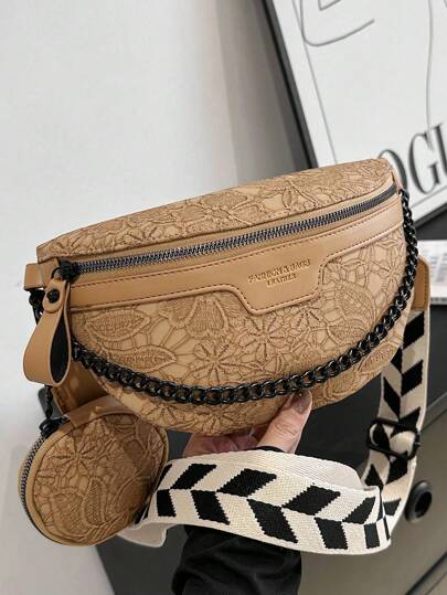 Fashionable Versatile Waist Pack & Chest Bag, Unisex Design For All Seasons