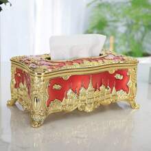 1 pieza Portarrollos de toallas de papel con diseño elegante de castillo europeo, de plástico PPSU, apto para restaurante, oficina, decoración del hogar, cocina, dormitorio, accesorios de escritorio