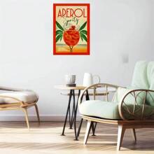 1 幅无框海报墙艺术复古卡通果汁海报和印刷饮料帆布画俱乐部酒吧商店家居装饰 - 彩色 - 查看 28