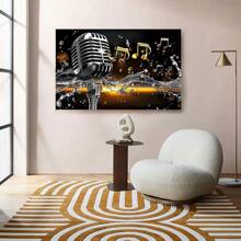 Framed   Carti "Whole Lotta Red" Album Art Poster,   -  HD Canvas Print With Tracklist & Lyrics, Modern Typography Design For Living Room, Bedroom, Office Decor, Perfect For Room Decor