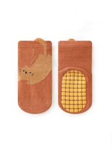 5 Pairs Cartoon Baby Socks, Anti-Slip Soft Bottom Floor Socks For Toddlers, Suitable For Daily Wear