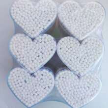 200 Pcs Disposable Double Head Wooden Ear Swabs For Ear Cleaning - White - View 2