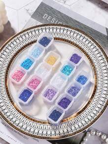 28-Slot Diamond Painting Kit Storage Box, Practical Multifunctional Organizer - White - View 5