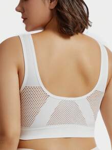 3pcs Women Plus Size Seamless Comfortable Wireless Breathable Bra Sets - Multicolor - View 4