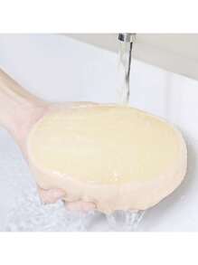 100% 丝瓜络沐浴海绵去角质沐浴露 SPA 级护肤品，适合男士或女士沐浴（1 件套）