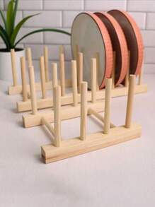 1 st. Houten bestek opbergrek, afdruiprek, afdruiprek