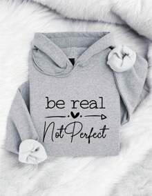 Be Real Not Perfect Shirt, Self Love Sweatshirt, Positive Daily Affirmations Hoodie, Motivational Sweatshirts, Inspirational Gift, Mental Health Awareness Shirts TX-1745