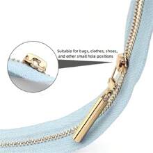 1/5/10 Pieces Removable Metal Zipper Pullers, Replacement Zipper Sliders For Bags, Shoes And Clothes, DIY Sewing Accessories - Random Color - View 3