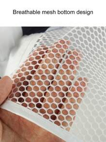 1 Piece Outdoor Fashion Inflatable With Net Two-Tube Straight Stripes Inflatable Hammock, Foldable Dual Purpose Backrest Floating Row, Summer Floating Lounger, Floating Bed Sofa, Water Recreation Lounger Floating Bed Pool Float - Multicolor - View 4