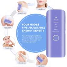 At-Home IPL Laser Hair Removal Device For Women & Men - 999,900 Flashes, 9 Energy Levels, Full Body Use (Face, Bikini, Armpit, Leg), Includes Razors & Sunglasses, Permanent Hair Reduction - 美規A型插(110-127V) - 查看 7