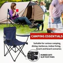 Silla de camping personalizada - Personalizable con imágenes y diseños únicos, [Silla de camping con portavasos] Silla de camping plegable con portavasos - Silla de playa para exteriores - Regalo de Navidad