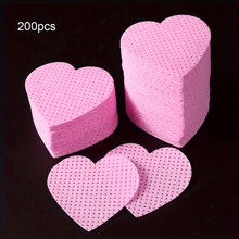 2000/1000/200片装指甲清洁湿巾 - 专业无绒指甲油卸除棉片，UV凝胶清洁纸巾，无香型美甲准备和完成清洁工具，美甲用品，指甲护理用品 - 粉色 - 查看 9