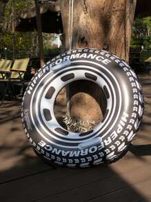 1 pezzo Enorme anello da nuoto gonfiabile per adulti, accessorio per feste in piscina estive, forniture per feste di compleanno per adulti, decorazione per feste in piscina a tema gare di camion