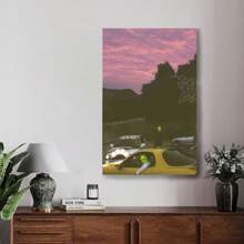 Framed   Carti "Whole Lotta Red" Album Art Poster,   -  HD Canvas Print With Tracklist & Lyrics, Modern Typography Design For Living Room, Bedroom, Office Decor, Perfect For Room Decor High Quality - Framed - View 4