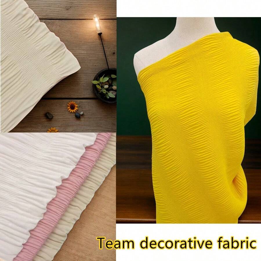 48CM Festival And Party Supplies Fabric Micro-Transparent Wedding Decoration Chair Dining Table Shirt Crafts Chiffon Fabric - Multicolor - View 1