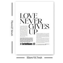 Bộ 3 bức tranh vải canvas in hình Chúa Jesus không khung, trích dẫn lời cầu nguyện của Cơ đốc giáo, tranh nghệ thuật tối giản treo tường cho ký túc xá, căn hộ, phòng ngủ, phòng khách, trang trí nhà hiện đại - Nhiều màu - Xem 14