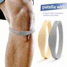 2pcs Elastic Knee Brace, Patella Protector, Suitable For Outdoor, Cycling, Basketball, Breathable Compression Knee Strap, Adjustable Tendon Stretcher - Multicolor - View 3