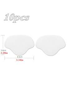 4-10pcs Shoe Lining Adhesive Pads, Self-Adhesive Shoe Heel Protector Patch For Sports Shoes, High Heels, All Types Of Shoes, Washable And Non-Damaging