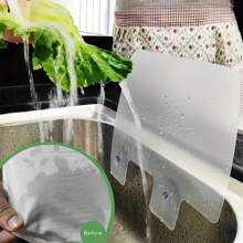 1/2pcs Large Kitchen Sink Guard Splash Cover, Waterproof And Oil-Proof Board With Suction Cups, Easy To Clean - Multicolor - View 6