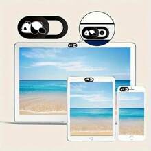 5 piezas de cubierta deslizante ultra para webcam - Pegatinas de privacidad de cámara de PVC, adecuadas para dispositivos en general, fáciles de aplicar, diseño elegante y sutil, a prueba de agua, a prueba de golpes, resistente a caídas, resistente a arañazos, antihuellas dactilares, cubierta completa