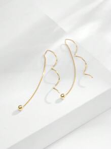 1 对时尚 S925 银手工几何耳环，具有高端质感，优质珠宝，适合女性日常穿着、派对、周年纪念服装、婚礼订婚新娘珠宝节日