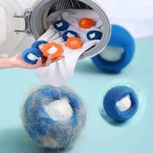 4/6-Piece Set/Suitable For Washing Machines. The Drying Balls Can Be Reused To Reduce Wrinkles And Save The Washing Machine Time Without Drying - Multicolor - View 8