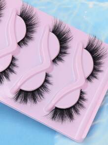 5 Pairs Natural Christmas False Eyelashes Fluffy Soft 3D Mink Lashes Long Wispy Eyelash Short Thick Fake Eyelash Extension Free Cross Wedding Party & Club Daily Work Meeting Crisscross Handmade Upper Lash Winged End Eye Elongated Eyelashes Natural Realistic Eyelash Lashes Lasting Lashes Wholesales Accessories Set Cos And Cosplay Cross False Extension Fairy Little Reusable Daily Dating Popular Make Up