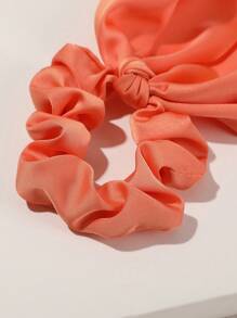 1PC/2PCS Damskie miękkie satynowe gumki do włosów z drobnymi kwiatowymi wzorami, akcesoria do włosów w stylu boho, odpowiednie do codziennego noszenia i letnich wakacji na plaży