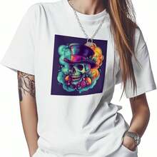 Camiseta de baile de bailarina de ballet - Blanco - Ver 1