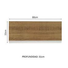 Alacena 1 Puerta Rebatible Madesa 80 Cm - Marrón - Ver 3