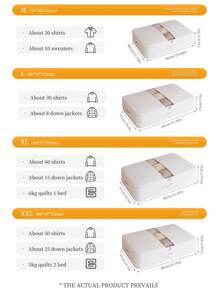 1 PIEZA Bolsa de almacenamiento debajo de la cama con cremallera para el hogar, bolsa de almacenamiento de tela plegable para ropa, mantas, almohadas, bolsas de almacenamiento grandes para mantas y ropa, contenedor de almacenamiento debajo de la cama con ventanas transparentes, decoración festiva, decoración de habitación, decoración del hogar, decoración de dormitorio - Blanco - Ver 9