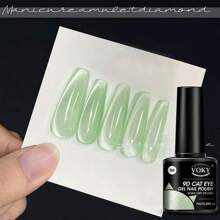 6pcs/Set Cat Eye Magnetic Gel Kit, Polish Uv Gel Enamel Poly Gel With Beautiful Cat Eye Effect Nails - Multicolor - View 6