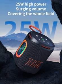 ZEALOT S122 25W 便携式无线音箱，强劲低音，3D环绕立体声，兼容智能手机/平板电脑/电视。支持TF/USB/AUX/TWS音频输入，双扬声器可使音量翻倍，适用于汽车、户外、露营、聚会等场合。 - 均碼 - 查看 6