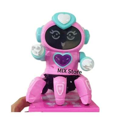 Robô aranha dançarino com som e luzes diversão