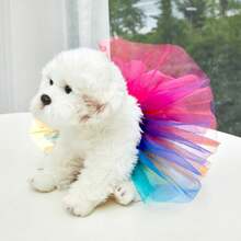 Lace Princess Dress Tutu Dress For Small Medium Dog Apparel Puppy Dog Skirts Pet Supplies Puppy Clothes Dog Dress