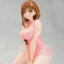 害羞的粉色连衣裙女孩雕像，工艺精湛的雕像，适合桌面摆放、卧室装饰，是节日期间送给朋友的完美礼物 - 多色 - 查看 1