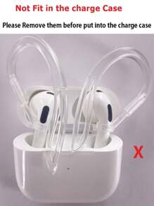 4-6Pcs Anti-Slip Set For Silicone Adjustable Ear Hook Ergonomic Design Wings Wingtip Ear Hooks Tips Strap Sport Earbuds Accessories - Multicolor - View 10