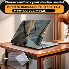 Customizable DIY Series Laptop Protective Shell Compatible With MacBook Air 13/14/15/16 Inch, Includes Keyboard Cover, Suitable For Air 13.6, A1370, A1534, A1502, A1707, A2337, A1932, A2179, And Pro 13.3, A2338, A1706, A1708 - DIY - View 11