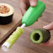 5pcs/Set Fruit & Vegetable Corer, Multi-Function Veggie Seed Remover, Cucumber & Bitter Gourd Deseeder, Kitchen Tool, Party Food Prep, Christmas Fruit Tool