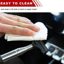 1 Piece Retractable Car Rearview Mirror Windshield Wipers, Portable Water Cleaner Tool With Telescopic Long Rod, Rain & Fog Weather Universal Auto Parts For Car Rearview Mirror, Windshield, Glass & Shower Cleaning, Pink Handle - Multicolor - View 6