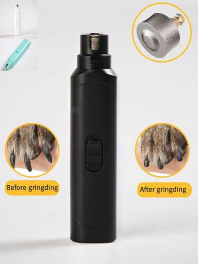 1pc High-Power Electric Pet Nail Grinder, Suitable For Trimming Nails Of Cats & Dogs Of All Sizes