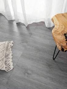 1 Stück dicke, verschleißfeste selbstklebende Holzmaserung Bodenaufkleber. Wasserdicht, feuchtigkeitsbeständig, schwer durchdringbar, leicht zu pflegen. B1 Brandschutzzertifizierung. Selbstklebend mit Abdeckfolie, abziehen und aufkleben. Wasserdicht, schmutzabweisende UV-Schutzschicht an der Oberfläche. Verschleißfest, kratzfest, Oberflächenschutzschicht schützt den Boden, langanhaltend. Küchenzubehör, Küche, Küchenutensilien, Küchendekoration, Bodenfliesen, Bodenbelag - Hellgrau - Übersicht 3