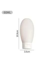 Reisset, knijpbaar ontwerp, draagbaar, lekvrij, herbruikbaar, navulbare cosmetische containers voor toiletartikelen, navulbare lotiondispensers, draagbare lotionfles, reisflessenset, lekvrije reisflessenset, navulbare lege containers voor de badkamer, reisformaat accessoires en shampoo-conditionerflessen met draagbare tas, reisbenodigdheden voor op reis, opslag voor make-uppompen, reisaccessoires, studentenhuisbenodigdheden, macaronkleurenpalet, badkamerdecoratie