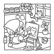 Girl Spaces/Girl's Day - Super Cute And Fun Adult Coloring Book: Featuring Cozy Moments And Girly Things, Cute Drawings For Relaxation And Stress Relief, Mindfulness,Mother's Day,Mom's Gift,Back To School,School Supplies