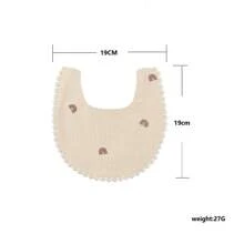 1pc Personalized Embroidery Name Baby Bib, Decorate & Gift For Baby Boy/Girl - Multicolor - View 12