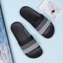 渐变色男士户外防滑舒适休闲拖鞋 - 灰色 - 查看 2