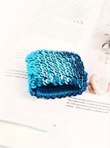 1 PIEZA Brazalete colorido con lentejuelas para actuación en el escenario, brazalete elástico en múltiples colores para decoración, 5 días hábiles