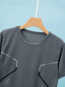 2 件套青少年男孩运动服短袖 T 恤和运动短裤套装